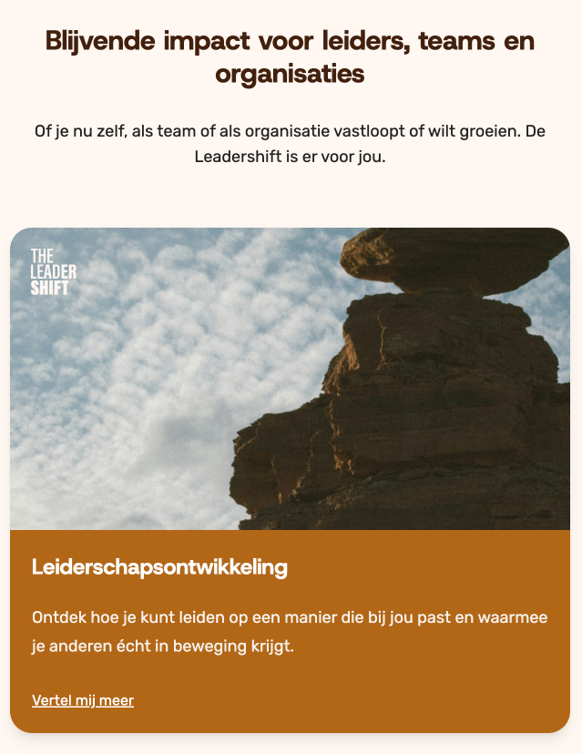 Nieuwe website voor coaching bedrijf